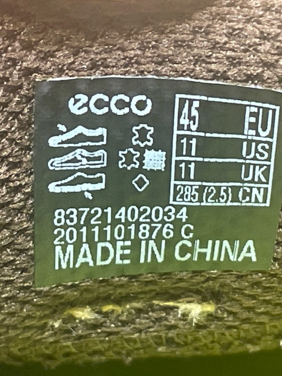 Ecco St.1 Hybrid Tan Suede Derby with Lightweight Sole Nubuck Leather Casual EUC main image 12